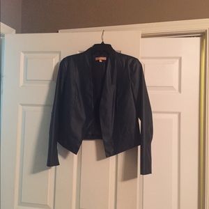 Faux leather jacket